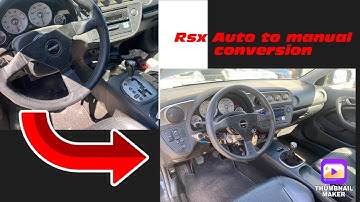 Rsx auto to manual conversion k20a2 swap part 4