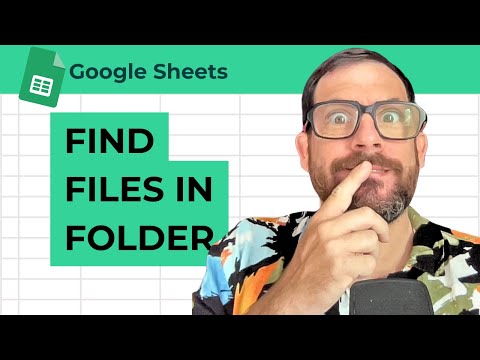 Find Files in Folder by Name Apps Script