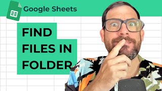 Find Files in Folder by Name Apps Script