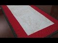 Caminho de Mesa de Natal com Linha Metalizada | Má Patchwork