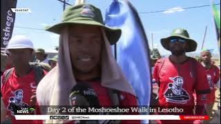 It's day two of the Moshoeshoe Walk in Lesotho