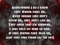 In my head  richy nix with lyrics