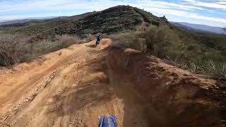 Pozo las chiches trail going up stair steps