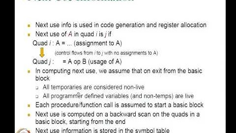 Mod-08 Lec-25 Machine code generation - 2