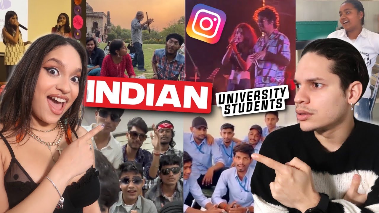 Latinos react to Indian singing  College Student who went viral on reels