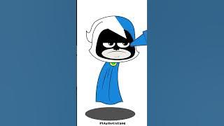 Ravens Opposite Gender | Teen Titans Go Coloring Pages | Digital Coloring