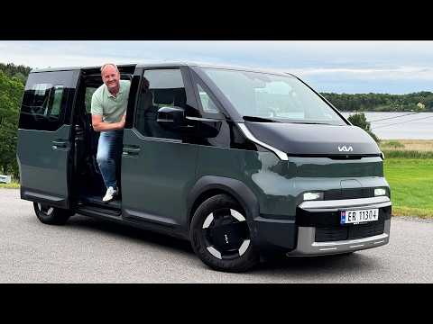 Test av Kia PV5 personbil: Et billig romskip