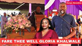 Live: Sifuna, Leaders Attend the Memorial Service of Boni Khalwale Wife, Gloria Khalwale
