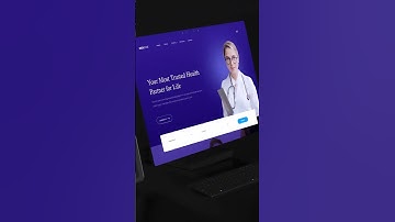 Healthcare landing page design. What you think of it 😍😍🔥🔥💬👇🏻