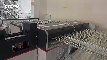 Inside an FRP Mesh Production Line | Stronger Fiberglass Grids Start Here #gfrp #mesh #machine