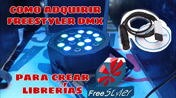 COMO AQUIRI #FREESTYLER DMX E INSTALE PARA HACER MIS ECENAS Y #LIBRERIAS PARA MIS MINI BEAM 60HGAB