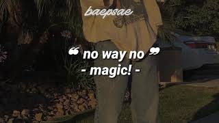 no way no || magic! (tradução pt-br)