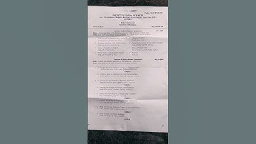 Degree 6th sem History paper 2023,Palamuru University.