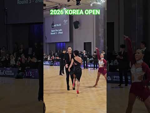 2026 KOREA OPEN open pro latin chacha Massimo&Laura