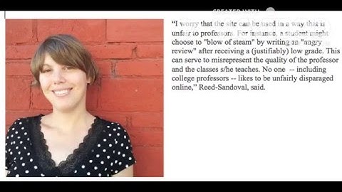 Enterprise Story: Ratemyprofessors.com