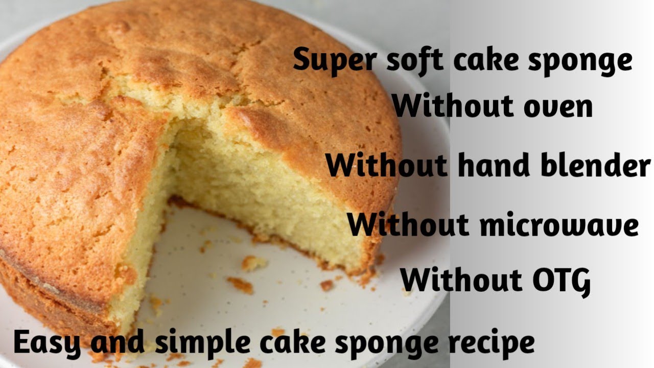 Vanilla sponge Cake || Easy and simple sponge vanilla cake|| How to ...