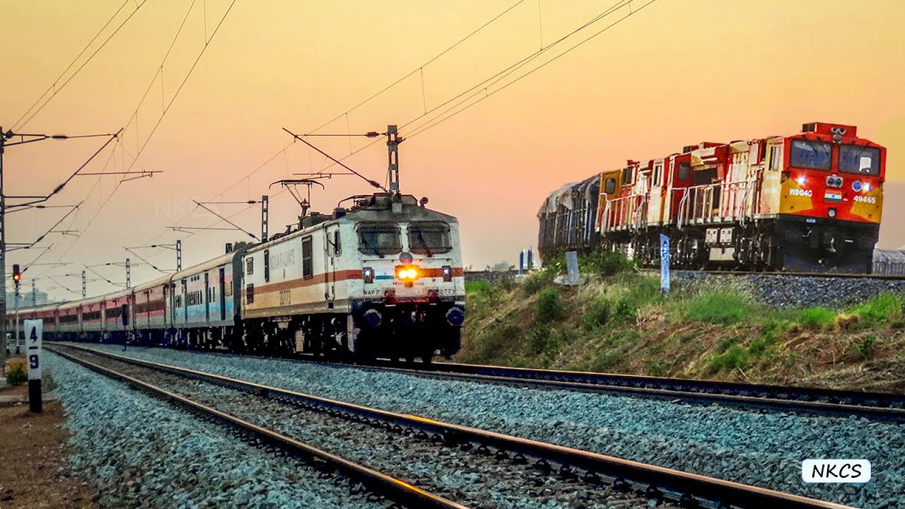 18 in 1 Diesel & Electric Trains on Ballari - Hubballi - Belagavi / Goa Route | Hubballi Bypass line