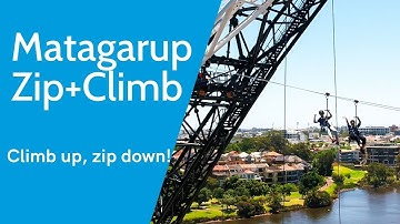 Climb up, zip down! Matagarup Zip+Climb, Perth