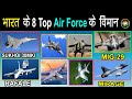 Top 8 Indian Air Force Fighter Jet in 2020 | Sukhoi 30 mki | Rafale | Mig 29 upg | Mirage 2000