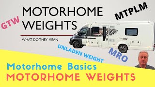 Motorhome Weights And What They Mean | Motorhome Basics
