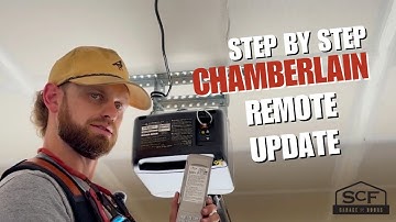 How to Program Chamberlain Garage Door Opener, Keypad & Remote - EASY FIX