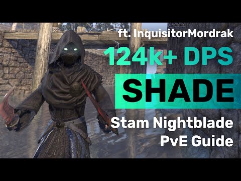 SHADE - ESO Stamina Nightblade PvE 124k+ DPS PvE Guide | The Elder Scrolls Online - Deadlands