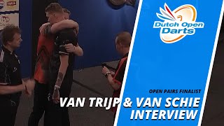 Van Trijp en Van Schie naar koppelfinale: 'Je moet het niet verklappen' | Dutch Open 2026