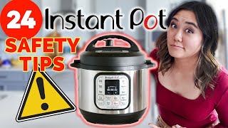 24 Instant Pot Safety Tips you NEED to Know! ⚠