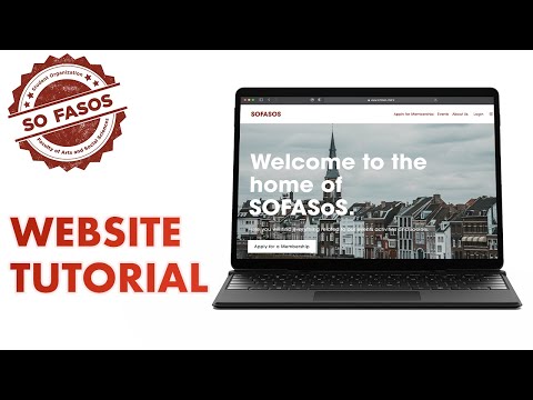 Members Portal - How To Use SOFASoS Website