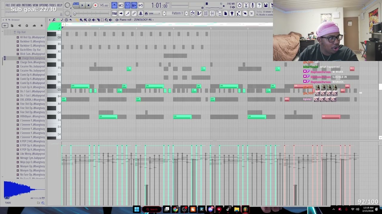 i cooked up a fire beat on stream