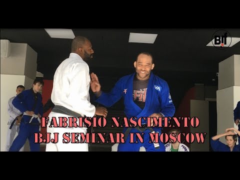 Fabricio Nascimento jiu-jitsu seminar in Moscow 12.05.2018 LUDUS DOME