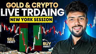 Live Trading on Gold | Bitcoin |Scalp with BSP Concept | #Live #Gold 10 Feb 2026