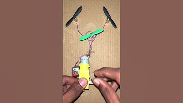 How I Powered 3 Mini Drone motor with Toy Gear Motor! #generator #diy #schoolproject