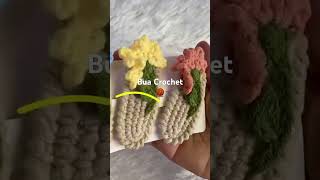 So Cute!! Crochet Carnation Hair Clips 🌺 R29