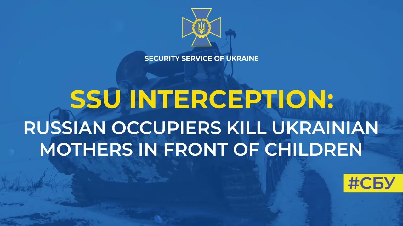 SSU: russian occupiers kill Ukrainian mothers in front of children