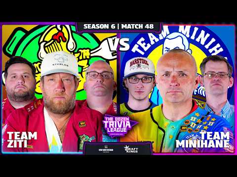 Dave Portnoy & Ziti vs. Kirk & Minihane | Season 6, Match 48 - The Dozen Trivia League