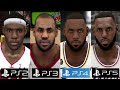 NBA 2K EVOLUTION IN PLAYSTATION (PS5 vs PS4 vs PS3 vs PS2) - Graphics & Gameplay Comparison