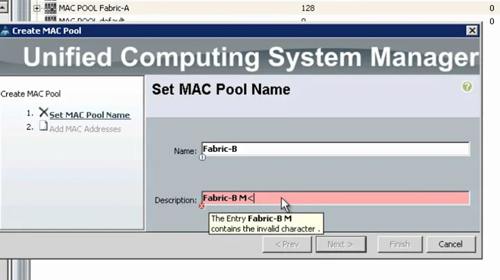 Cisco UCS LAN Tab Setup