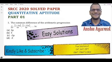 SRCC GBO 2020 Solutions QA Part 01