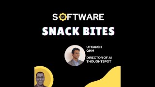 Utkarsh Ohm (Director of AI, Thoughtspot) - The Future of AI Powered Search & Analytics