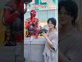 【衝撃】大阪にいたスパイダーマンに即興英語クイズさせたら全然ヒーローじゃなかったwww #shorts