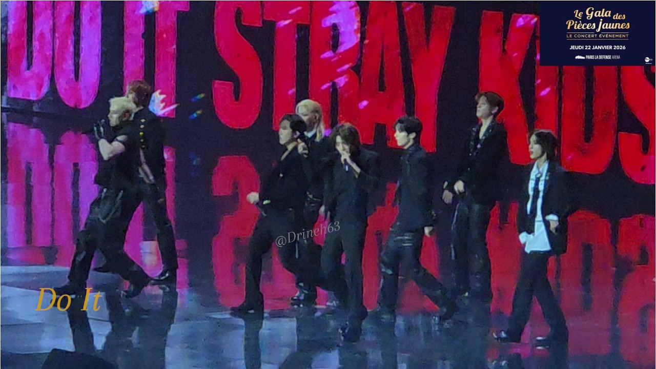 Do It - Stray-Kids - Gala Pièces Jaunes 2026 [260122] - La Défense Aréna [4K Fancam]