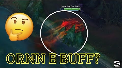 LOL - GAMEBREAKING ORNN BUG - E THROUGH WALL