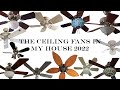 The ceiling fans in my house 2022  ncfd