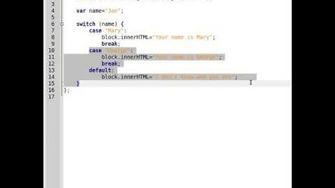 lesson 9   switch statement | JavaScript Course