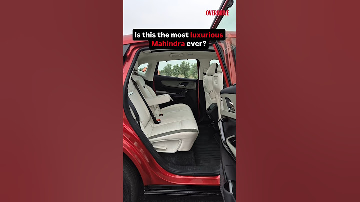 Here's what the back seat of the Mahindra XEV 9e looks like!#MahindraXEV9e #ElectricSUV #CarInterior