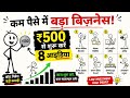 कम पैसे में बड़ा बिज़नेस: ₹500 से शुरू होने वाले 8 आइडिया