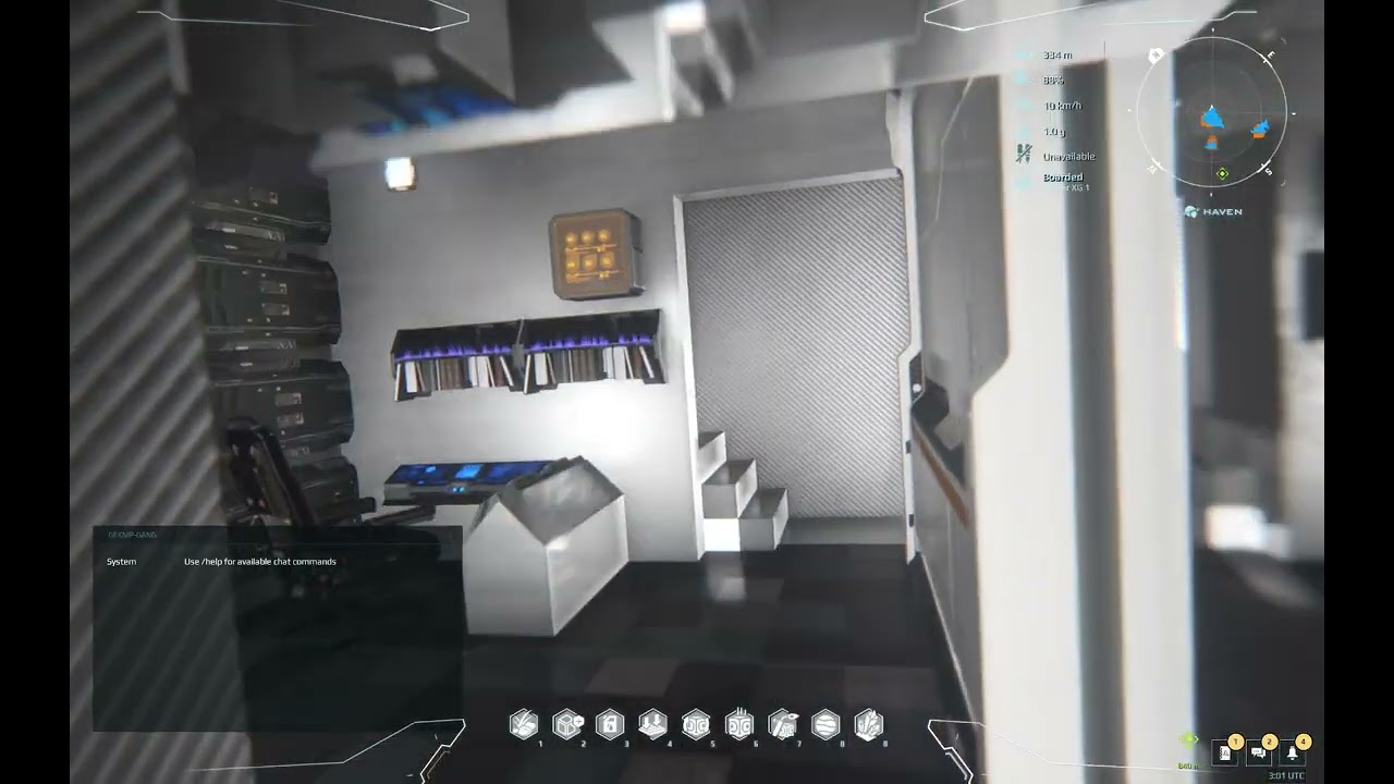 Dual Universe: Space Cruiser XG1 Just a quick walk around inside. Starts with a view of the factory