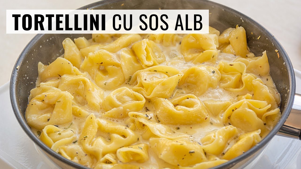 Masa e gata în 15 minute cu rețeta mea de tortellini cu sos alb! ❤