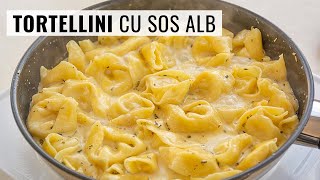 Masa e gata în 15 minute cu rețeta mea de tortellini cu sos alb! ❤